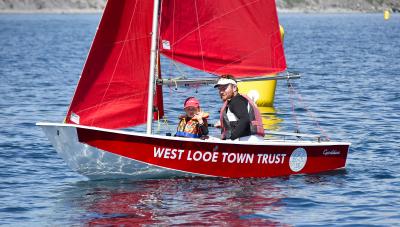 Sail Training in Looe Bay in July 2022